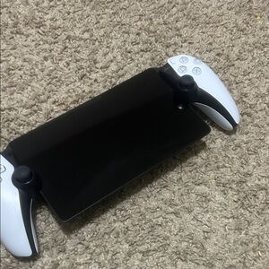 White and Black Gaming Controller